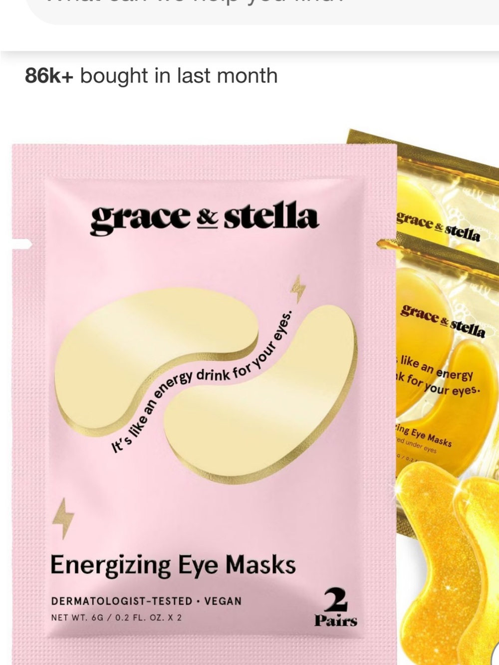 Grace and Stella eye mask pads